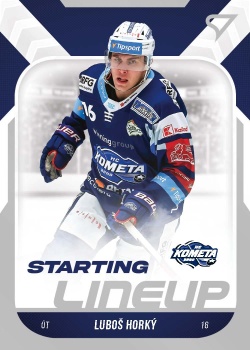 Lubos Horky Kometa Brno Tipsport ELH 2022/23 SportZoo 2. serie Starting LINEUP #SL-64